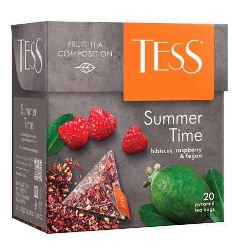 Tess/ტესს ჩაი ჟოლოს და ფეიხოას არომატით  20ც.