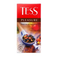 Tess/ტესს შავი ჩაი ასკილით და ვაშლის არომატით 25ც.