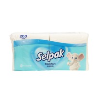 Selpak Comfort/სელპაკ კომფორტი ხელსახოცი 200ც.