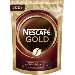 Nescafe/ნესკაფე გოლდი ხსნადი ყავა  500გრ.