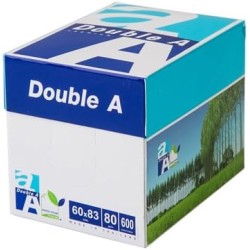 ჩასანიშნი ქაღალდი ყუთში Double A 600ფ. 60x83