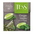 Tess/ტესს მწვანე ჩაი ლიმონის ცედრით და პიტნით 20ც.