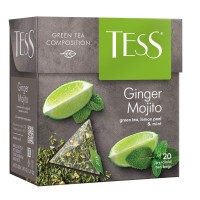 Tess/ტესს მწვანე ჩაი ლიმონის ცედრით და პიტნით 20ც.