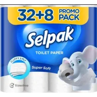 სელპაკ selpak ტ/ქ 3x32+8ც 3 ფენა 40 ცალიანი