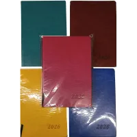 ყოველდღიური ბლოკნოტი ტყავის ყდით 2026 ყოველდღიური ბლოკნოტი ტყავის ყდით 2026