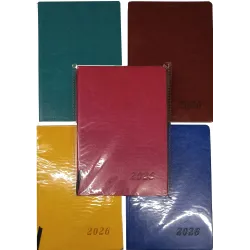 ყოველდღიური ბლოკნოტი ტყავის ყდით 2026