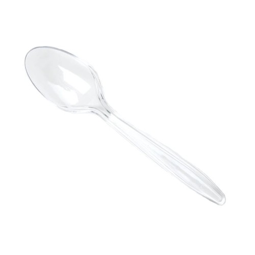 ერთჯერადი კოვზი სუპისთვის, თეთრი 1/100ც დიდი ზომის