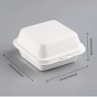 ბურგერის ბიო ყუთი 100 ცალი ბურგერის ბიო ყუთი 100 ცალი