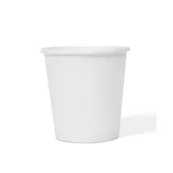 ერთჯერადი ჭიქა მუყაოსი ცხელი სასმელებისთვის 118მლ 4ოზ (100 ცალი)