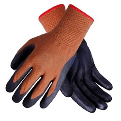 სამუშაო ხელთათმანი ყავისფერი