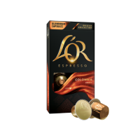 ყავის კაფსულა ლორი/ L'OR Espresso Colombia (Andes) (10 ცალი)