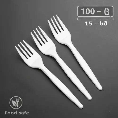 ჩანგალი ერთჯერადი (100 ცალი)