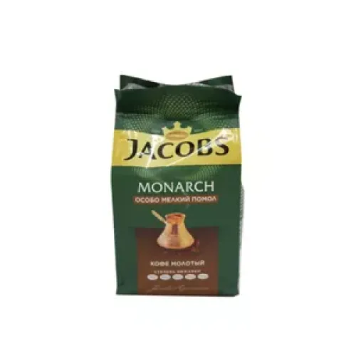 Jacobs Monarch/იაკობს მონარქი დაფქული ყავა ჯეზვესთვის 200გრ.