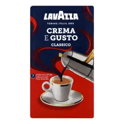 ყავა Lavazza - დაფქვილი პაკეტში CREMA & GUSTO 0.250 კგ