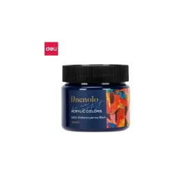 აკრილის საღებავი, 100მლ ,   PHTHALOCYANINE BLUE  C17-PB , DELI