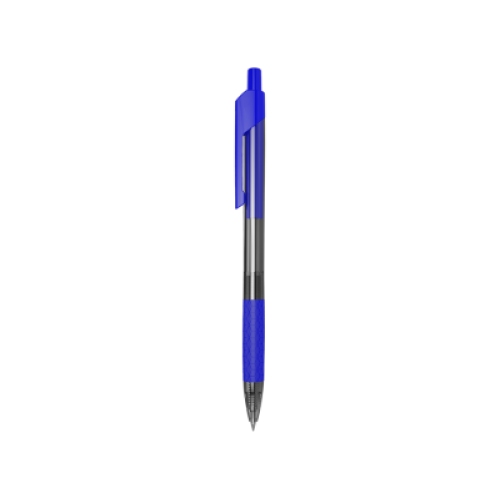 კალამი ბურთულიანი Bullet tip 0.7mm BLUE  Q01930,DELI