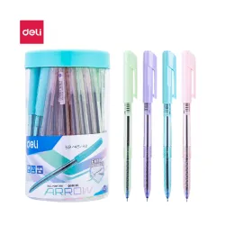 კალამი ბურთულიანი Mini tip 0.7mm BLUE  Q03036 , DELI