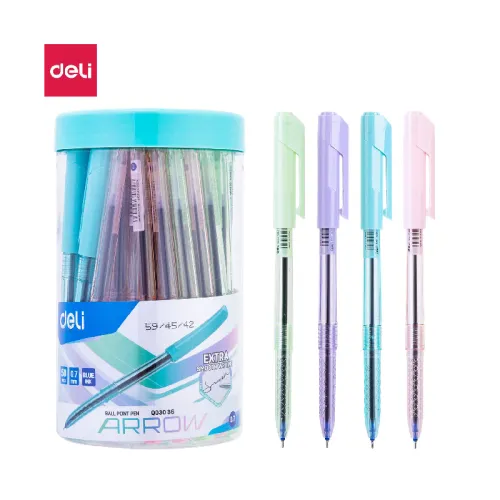 კალამი ბურთულიანი Mini tip 0.7mm BLUE  Q03036 , DELI
