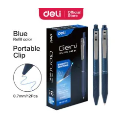 კალამი მელნიანი Gel Pen 0.7mm G80-BL, DELI