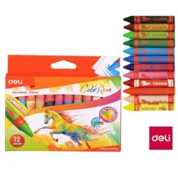 პასტელი Wax crayon C20900, DELI