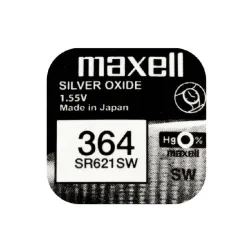 Maxell- საათის ელემენტი  SR621SW (364)