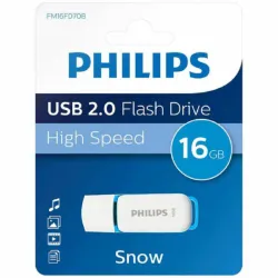 Philips-USB ფლეშ მეხსიერება 16GB, Snow Edition Grey (PHMMD16GBS200 )