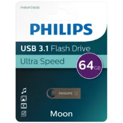მეხსიერება FM64FD165B/00 USB 3.1 64GB Moon Space Grey Philips