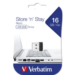 Verbatim-USB ფლეშ მეხსიერება 16Gb, Stay Nano