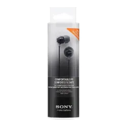 ყურსასმენი Sony Headphones In-Ear EX15 9mm Driver Black SOHSEX15LPB MDREX15LPB.AE