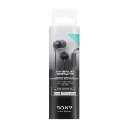 ყურსასმენი Sony Headphones In-Ear EX15 9mm Driver Black incl. Microphone SOHSEX15APBK MDREX15APB.CE7
