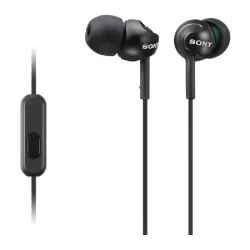 ყურსასმენი Sony Headphones In-Ear EX110 9mm Driver Deep Bass Black incl. Microphone SOHSEX110APBK MDREX110APB.CE7