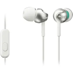 ყურსასმენი Sony Headphones In-Ear EX110 9mm Driver Deep Bass White incl. Microphone SOHSEX110APWT MDREX110APW.CE7