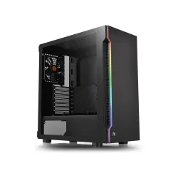 PC Components/ Case/ Miditower/ Thermaltake H200 Tempered Glass RGB Light Strip ATX Mid Tower Black