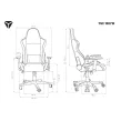 Yenkee  YGC 100YW  Sabotage Gaming Chair Yellow