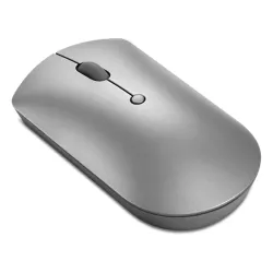 Mouse/ Lenovo 600 Bluetooth Silent Mouse, Blue Optical Sensor, Adjustable DPI, 4 Button, Microsoft Swift Pair, Windows, Chrome, GY50X88832, Gray