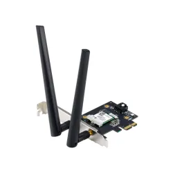Network Active/ PCI Lan Adapter/ PCE-AX1800 Dual Band PCI-E WiFi 6 (802.11ax). Bluetooth 5.2, WPA3 network security, OFDMA and MU-MIMO