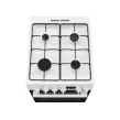 Gas Cooker/ Electrolux/ Electrolux LKK540201W Top 4 Gas, Oven Electric, 857х500х600, White, Gas Control