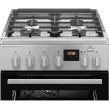 Gas Cooker/ Electrolux/ Electrolux LKK560200X Top 4 Gas, Oven Electric, 857х600х600, Silver, Gas Control