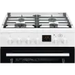 Gas Cooker/ Electrolux/ Electrolux LKK660200W Top 4 Gas, Oven Electric, 857х600х600, White, Gas Control