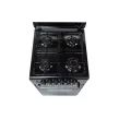 Gas Cooker/ Oz/ Oz OE 5040 BL / OSE50X50B4 Coocker, 4Gas, Oven-Electric, 50x50x85, Black, Top metal