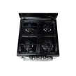 Gas Cooker/ Oz/ Oz OG 5040 BL / OSmall50X50B4G Coocker, 4Gas, Oven-Gas, 50x50x85, Ignition, Black,Top metal