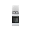 Gas Cooker/ Oz/ Oz OG 5040 W / OSmall50X50W4G Coocker, 4Gas, Oven-Gas, 50x50x85, Ignition, White, Top metal