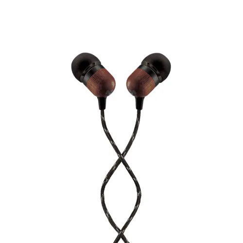 Wired Headphone/ House of Marley/ House of Marley EM-JE041-SBB Smile Jamaica In-Ear Headphones With Remote And Microphone (SINGBLACK)