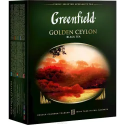 Greenfield/გრინფილდი შავი ჩაი (გოლდენ ცეილონი) 100ც. 