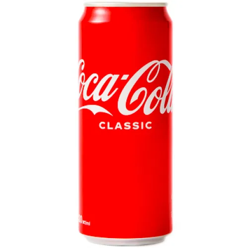 Coca-Cola Classic/კოკა-კოლა კლასიკი  ქილის 330მლ.