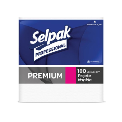 Selpak Professional/სელპაკი სუფრის ხელსახოცი 100ც.