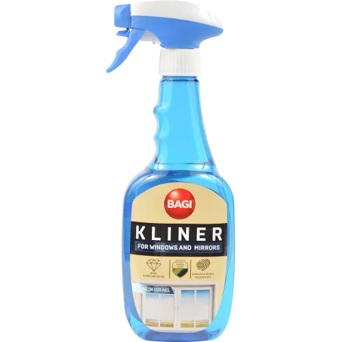 BAGI/ბაგი ქლინერი. მინების საწმენდი სითხე  500მლ.