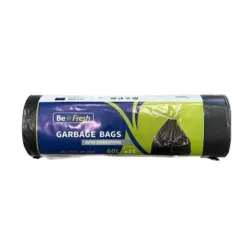 Be Fresh/ბი ფრეშ ნაგვის პარკი 60ლ. 15ც. (თასმით)