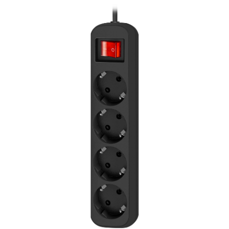 დამაგრძელებელი G430 Power strip, Switch, 3.0 m, 4 outlets (99338) DEFENDER
