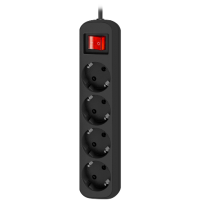 დამაგრძელებელი G430 Power strip, Switch, 3.0 m, 4 outlets (99338) DEFENDER